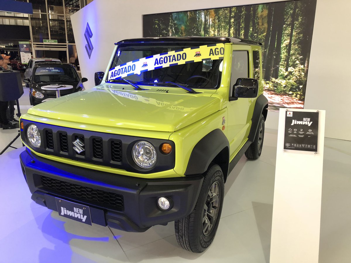 ExpoCarAnt's tweet photo. #newjimny en @suzukiautoscol  último día de feria #expocar2019 https://t.co/bDGYcHrewX