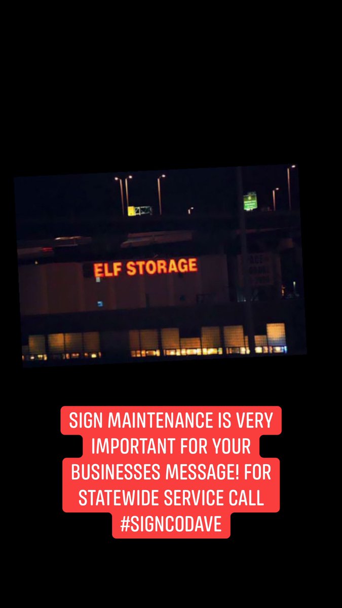 SignCoAlaska's tweet photo. Next thing you know you’re storing elves..... #Sign #SignMaintenance #Alaska #LocallyOwned #signs https://t.co/P6bBNNAPXD