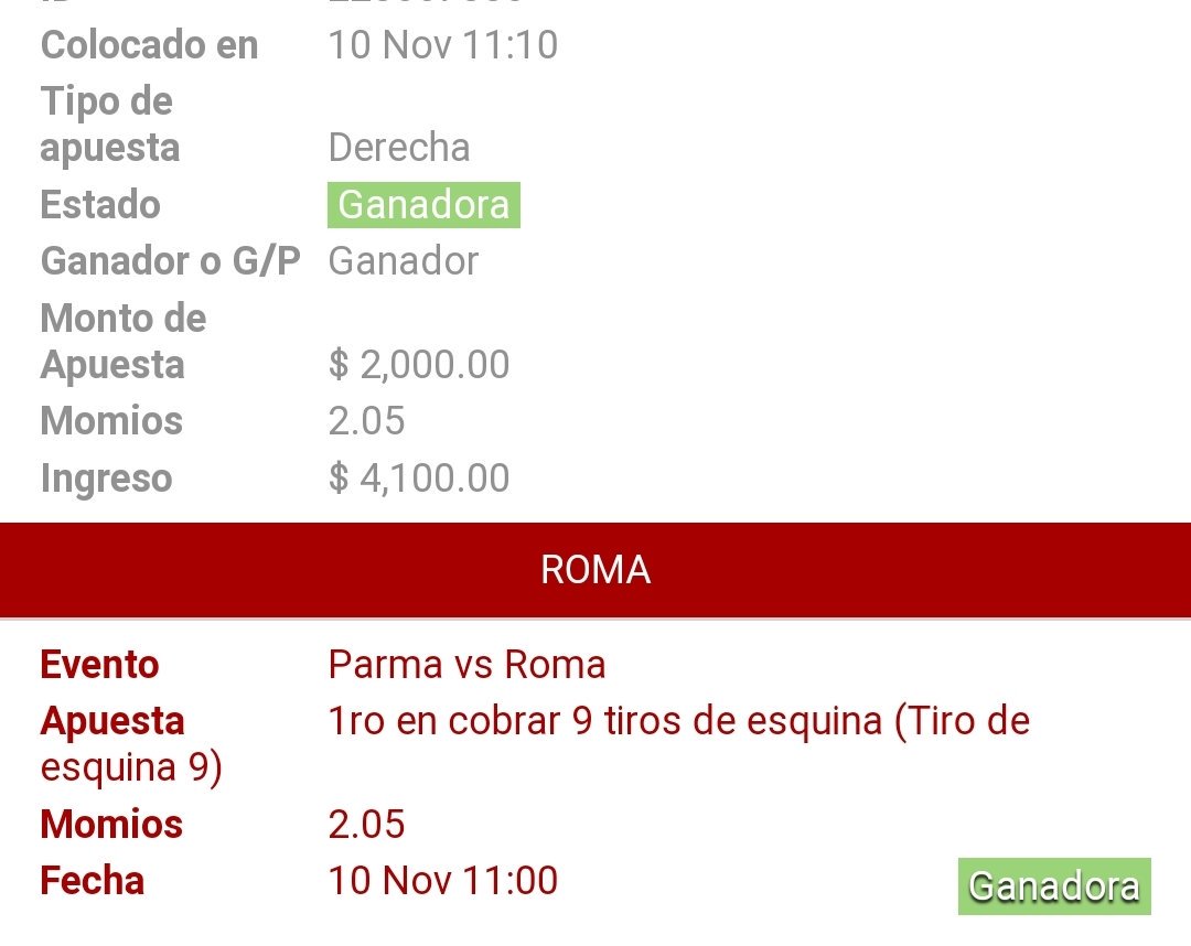 PepeJCAC's tweet photo. Las de hoy. 
Inicio $971
Final $9100
Ya puedo dormir todo el dia https://t.co/7mafgD4RFd