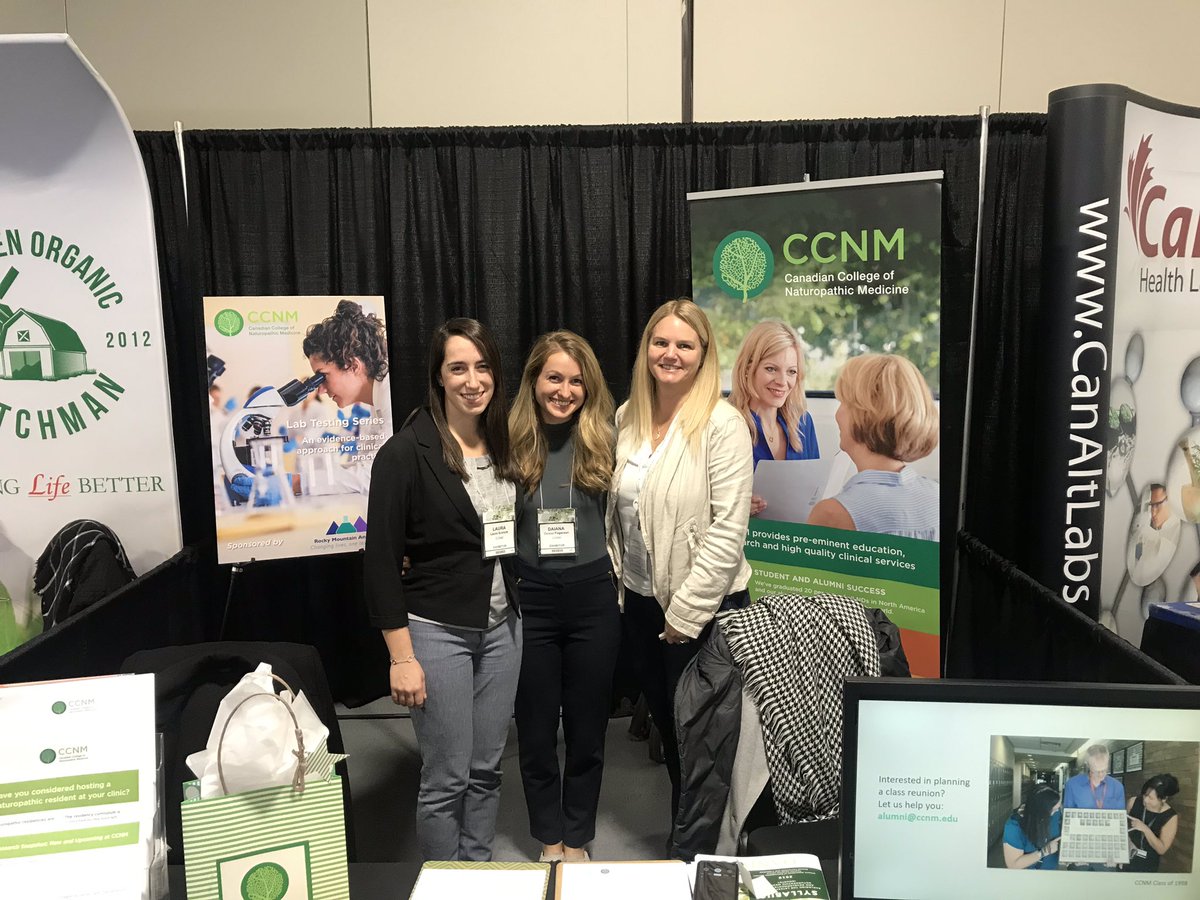 NickDeGroot1's tweet photo. The CCNM team talking about education at #OANDcon19 @myCNAJobs @myccnm @OANDorg @naturopathicdrs https://t.co/U1a6yHOnN9