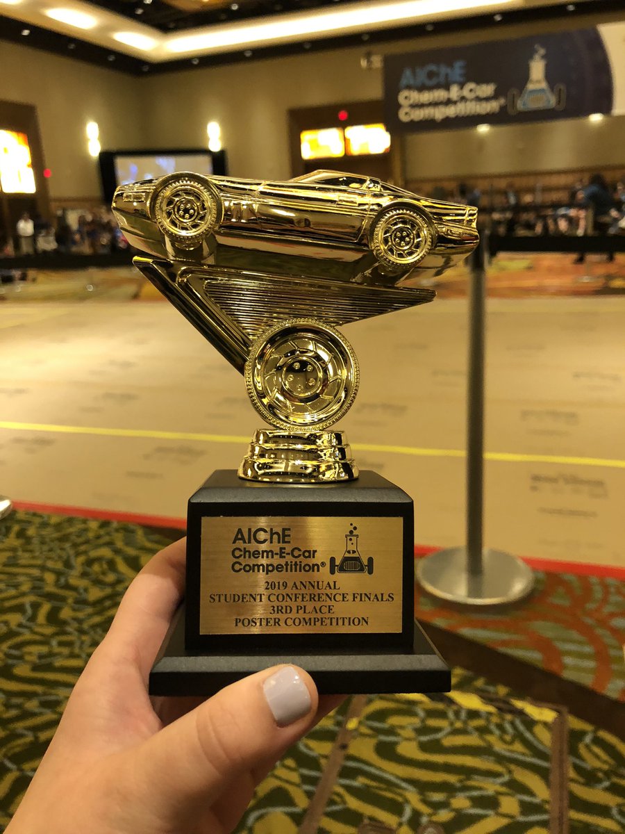 PittChemECar's tweet photo. We got third place for the poster competition!! https://t.co/97n94zoOdL