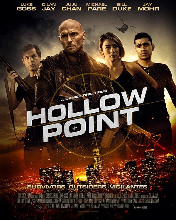 Although it's already been released across the pond, #HOLLOWPOINT will now be coming out next year stateside via #Lionsgate and the good folks at #Grindstone 😎 Look for it. 🎬🍻 #LukeGoss #JujuChan #DilanJay #MichaelPare #BillDuke #GaryCairns #RogerGuenveurSmith #JayMohr