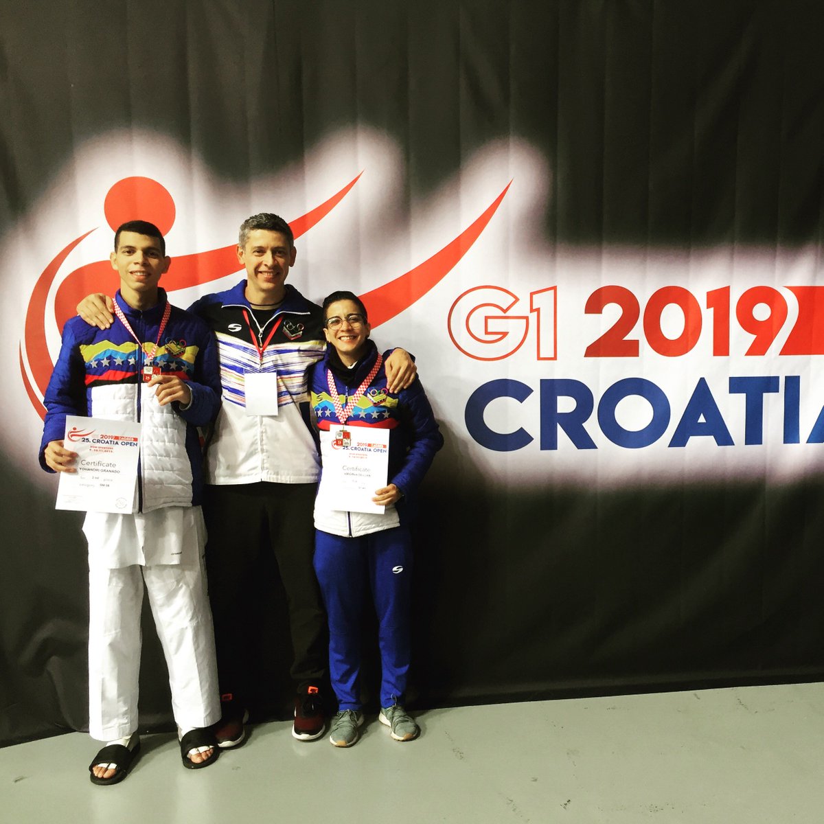 tkdnoguera's tweet photo. Finalizado el Open de Croacia 2019 G1, con dos medallas , @yohandrigranado🥈y @virgitkd🥉
Felicidades a los medallistas. 
#taekwondoclass
#tkd
#tkdk
#tkdwtf
#tkdlove
#NogueraTaekwondoCenter
#croaciaopentkd 
#croacia 
@tkdhongkikim 
@noguerataekwondocenter https://t.co/mLawFXSMaF