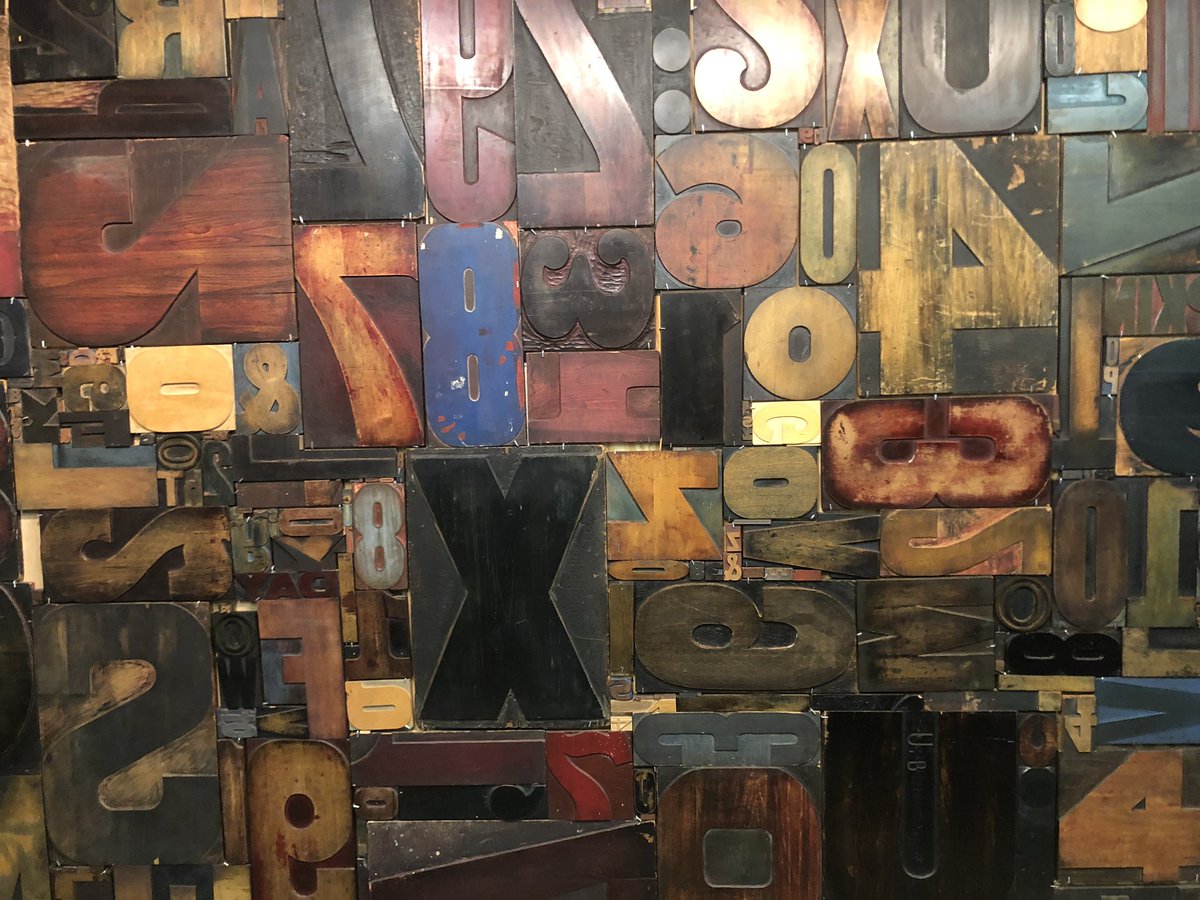 justinenagan's tweet photo. Just returned from my first #hwtwayzgoose. Epic. Lots to reflect upon re @TypefaceFilm and its legacy. The @hamiltonwoodtyp museum is so beautiful, and the type community so creative and gracious. Am very proud of the small part our @Kartemquin crew played in its evolution. ❤️ https://t.co/eqD35LBebI