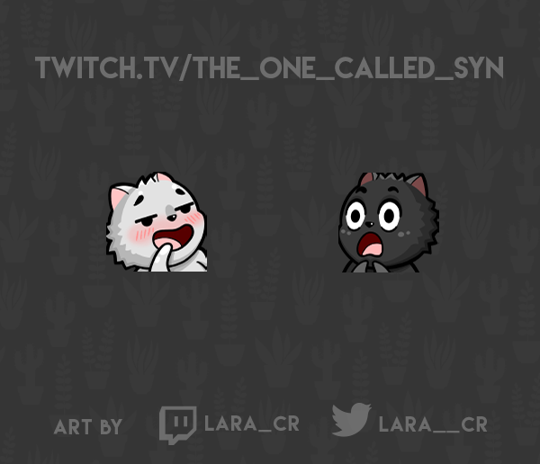 My new emotes got approved and I am soooo happy - they are awesome! Biggest of thanks to <a href="/lara__cr/">Lara</a> who did a wonderful job!