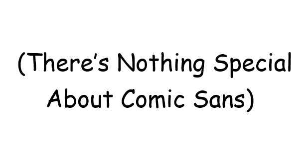 This year, a number of  #NaNoWriMo2019 folks are trying out the "Comic Sans" trick. There's something magical about Comic Sans makes it easier to write with.As a UI/UX designer, not only can I tell you *why* it works, I can tell you how to get the effect from any font. A thread.