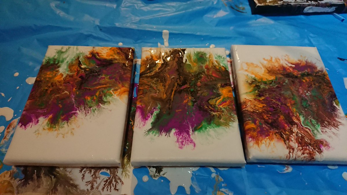 MarcusLamico's tweet photo. More art this weekend....... #dutchpours #abstractart https://t.co/hueKQrcs40