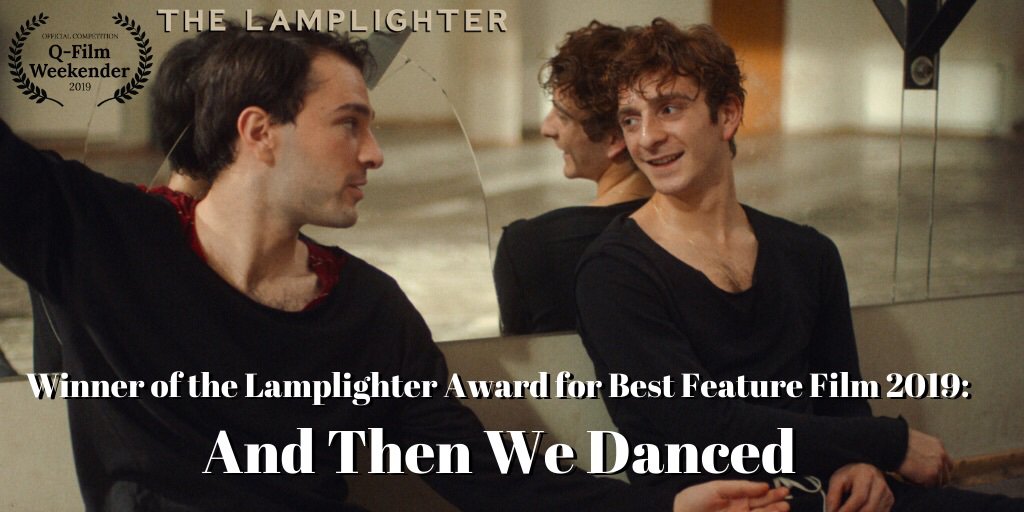 QFilmWeekender's tweet photo. Congrats to @atwdfilm 🌈 This film has been standing tall in its home country and has huge political, social and cinematic importance. We’re delighted to award the @thelamplighterpub Award for Best Feature Film 2019 to this breathtakingly moving film. #QFilmWeekender #LGBTQIA https://t.co/jFM4s2JzKL