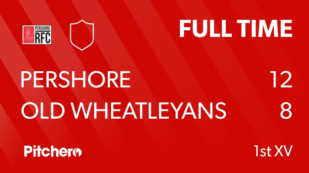 PershoreRFC's tweet photo. FULL TIME: Pershore 12 - 8 Old Wheatleyans
#PEROLD #Pitchero
https://t.co/RLJ8M752jH https://t.co/loX6abkmtl