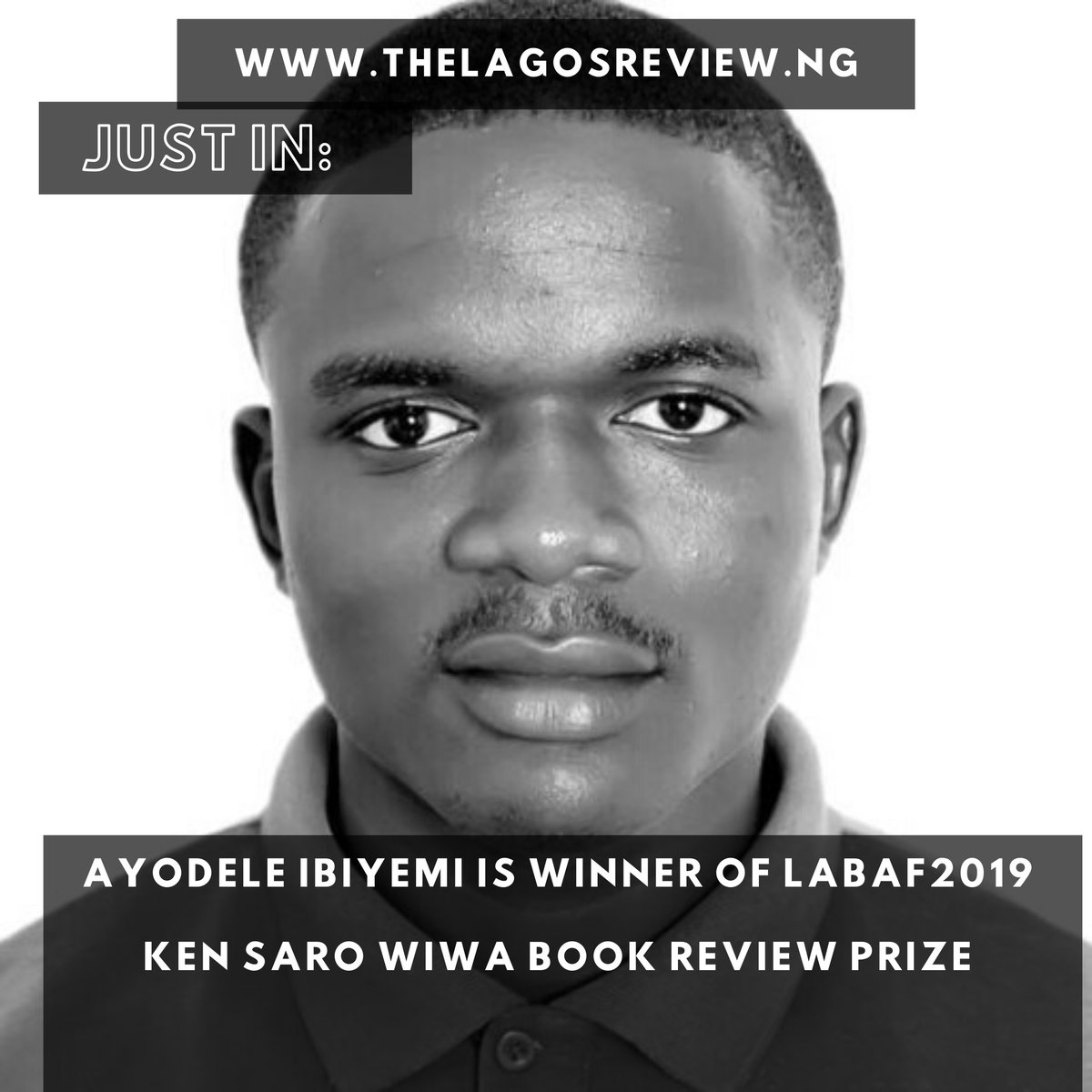 thelagosreview's tweet photo. After reviewing the pieces submitted for the 2019 Lagos Book & Art festival Ken Saro Wiwa prize, poet Uzor Maxim Uzoatu & culture critic Toni Kan realized that one particular entry showed significant promise.
https://t.co/zaKswPXqjC
@Ayo_eagles
@Labaf1
#Labaf2019 https://t.co/34HlI047Zh