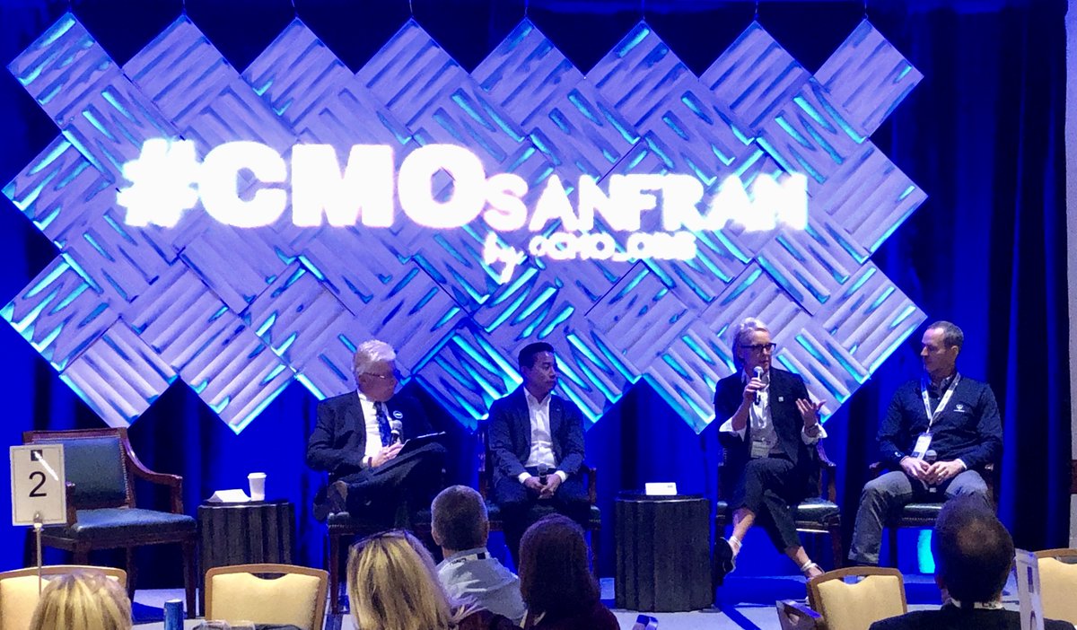 Livongo's tweet photo. Livongo Chief Marketing Officer @courtnee discussed how @Livongo leverages its #AIplusAI engine to create a personalized Member-first experience with marketing leaders from @Topgolf and the @49ers at the #CMOpanel. @cmo_org https://t.co/0do8ADSZ1E