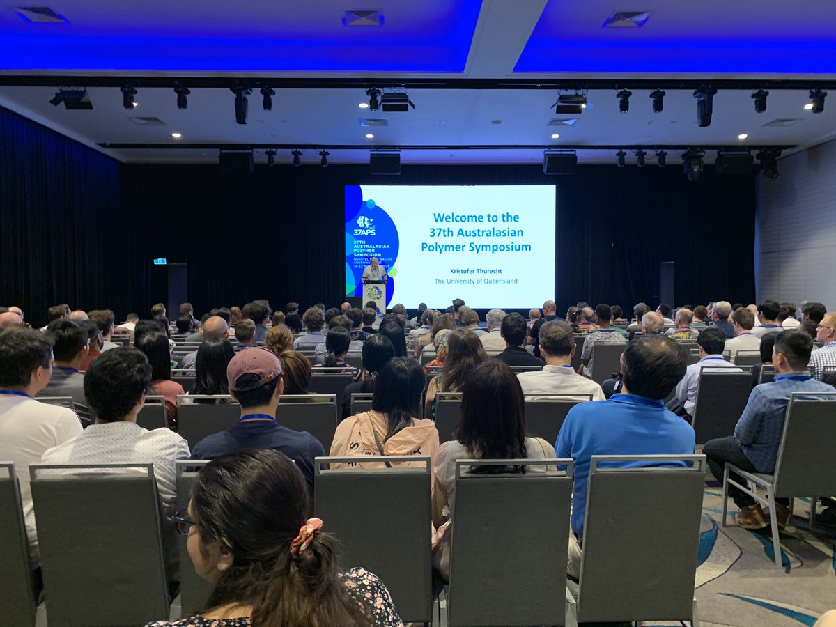 Lachlan_Yee's tweet photo. Australasian polymer symposium 37th underway. https://t.co/DfZYKgWLwD
