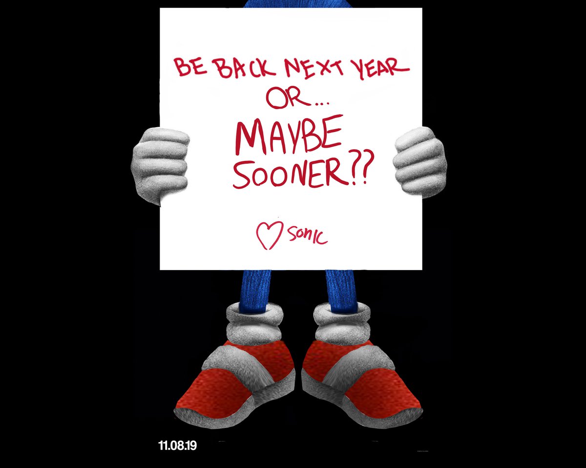 Justin61894350's tweet photo. #SonicMovie Let us see if next week is THE week ladies and gentlemen. https://t.co/oY4rTCNneC