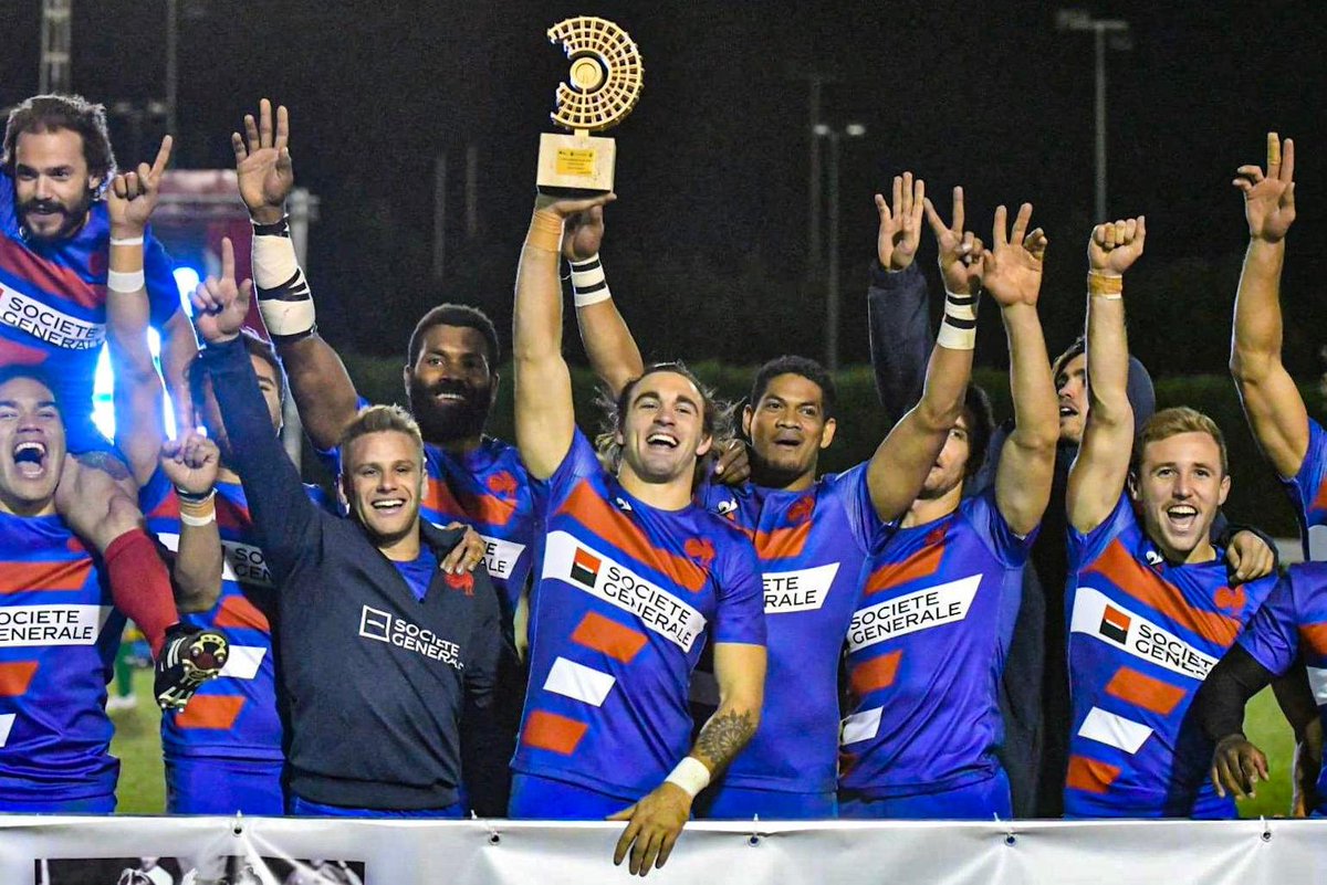 FranceRugby's tweet photo. 🏆🏆 CHAMP7⃣ON !

Les équipes de #France7 ont toutes les deux remporté le tournoi de @elche7s 🤩

Bravo à tous 👊

Tous les résultats 👇
♀️ https://t.co/fh8wWKzaZN
♂️ https://t.co/MT39TUuJFJ https://t.co/GNuZRoQX6u