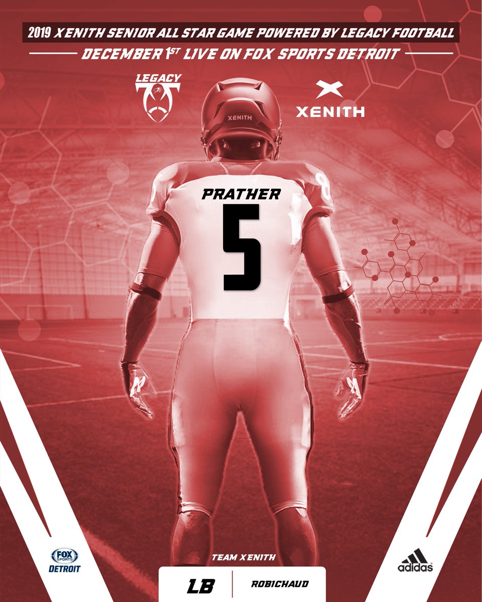LegacyMI_FBall's tweet photo. Congrats on being selected to the 2019 @XenithFootball Senior All-Star Game powered by Legacy Football, LIVE on @FOXSportsDet Dec. 1 at the state-of-the-art @Legacy_CenterMI!

2nd set of LBs reppin' #TeamXenith:
@TerrenceMooreJ1
@dcash5__
@Espn_dannyboii

#FWIM2019 
#Legacy https://t.co/UcQ80YE8vz