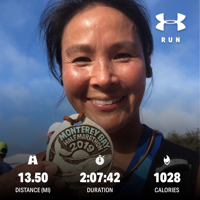 choy_shareen's tweet image. Another half in the books! No PR’s here, but it was a beautiful run in Monterey! #FSUSDRunsThis @PEteacherWv @DinwiddieUNC