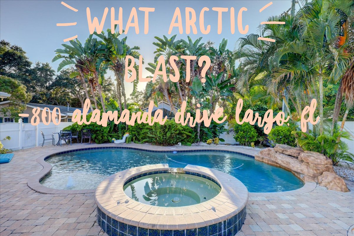 MariaInTampaBay's tweet photo. Beautiful outdoor pool and backyard, an entertaining paradise, $595,000 for #outdoorkitchen #4bedrooms  #office #sundaythoughts
#movetoflorida #arcticblast #largoflorida #homeforsalenearbeach https://t.co/hyolgUPtZU