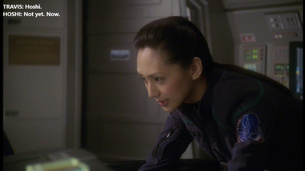 CaptArcherNX01's tweet photo. #StarTrekEnterprise #DeletedScene
#TravisMayweather #HoshiSato
#ShockwavePart1 https://t.co/Jc06FRDfc8