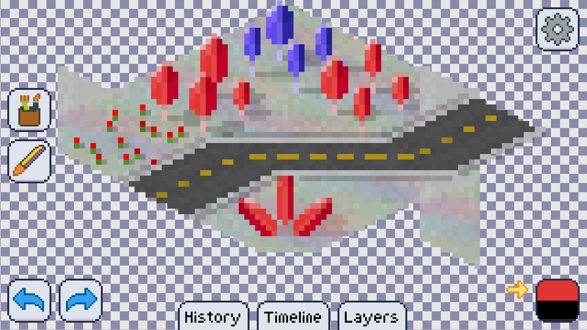 kingtut_101's tweet photo. New biome concept for @CytopiaGame called the "crystal jungle" biome. https://t.co/wRQKffHeAh
