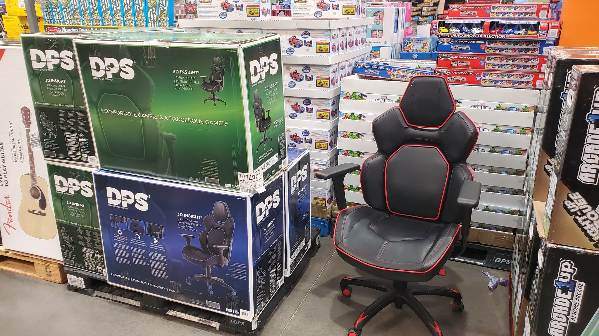  Costco dps gaming chair review with X rocker