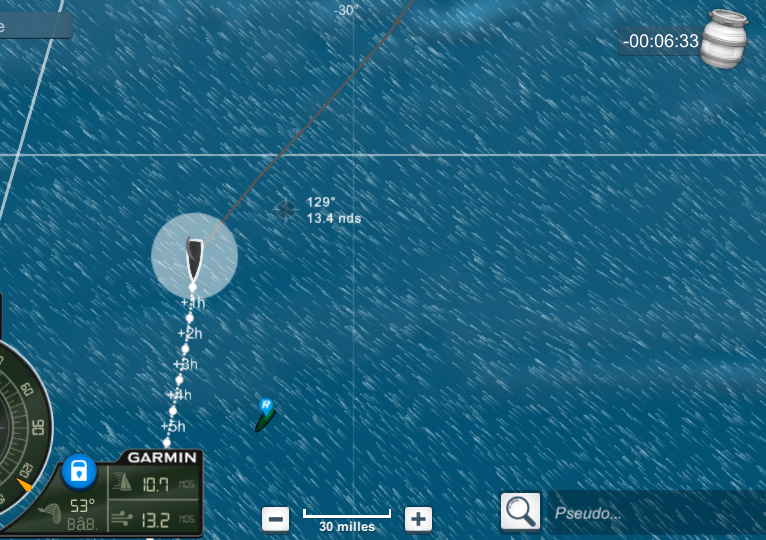 Loustics29's tweet photo. C'est fait, l'équateur est franchi dans la Transat Jacques Vabre 2019 de @VirtualRegatta. Comme le veut la tradition, j'ai donné une goutte de #chouchen à Neptune et bu une bonne bolée de #couchen pour ce passage de l'équateur sur @VirtualRegatta. https://t.co/9xoN8yIDc1