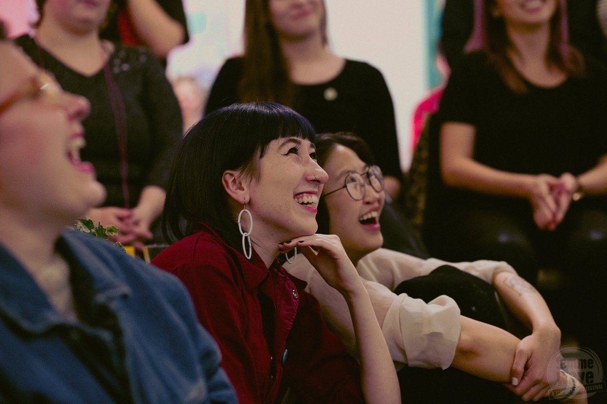 FemmeWave's tweet photo. We love our sponsors! We couldn't put together this fest without their support - so thank you to @BeatRouteMedia, @ARCDocSolutions, @urbanfare, @showpassevents  + @LukesDrugMart 💖 #FemmeWave (Photo by Jarrett Edmund) https://t.co/KGJkDz62Hr