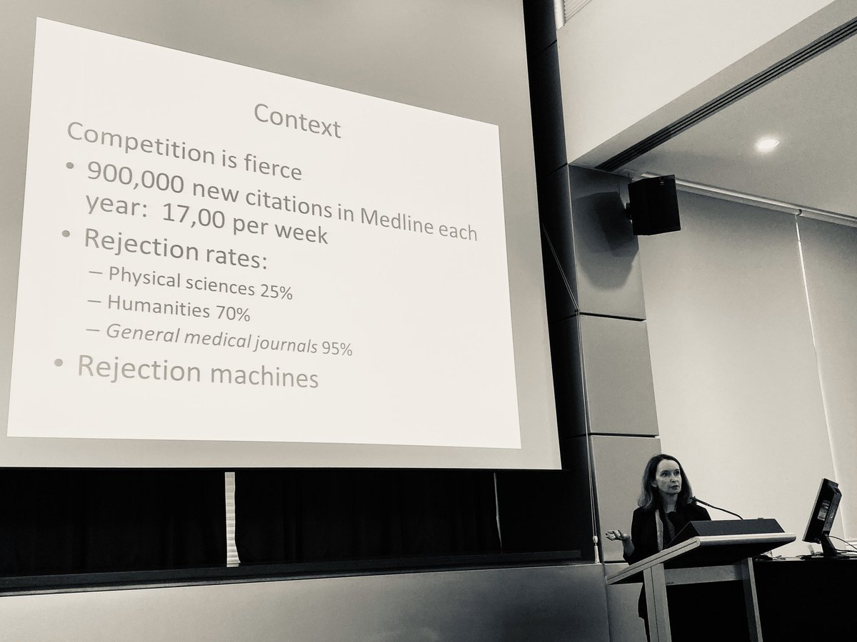 JenReilly78's tweet photo. “The only definition of a good paper is a published paper!” Dr @jocalynclark, Executive Editor of @TheLancet and Alfred Hospital WTMS Visiting Professor, on Winning the Publication Game. With @chodgsonANZICRC and @ctn_anzca at @AlfredHealth @monashperiopmed #LancetWomen https://t.co/NKAVVAENW9