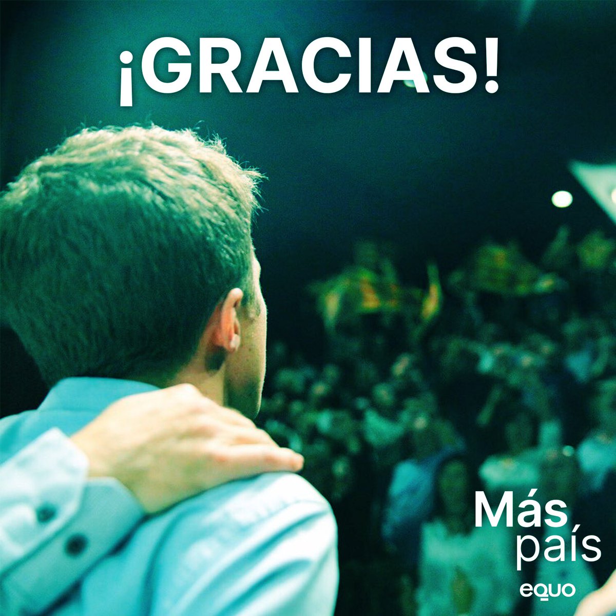 MasPais_Es's tweet photo. 569.000 gracias. Gracias por confiar en una política que hable de la vida, que se esfuerce en la construcción de un horizonte abierto, verde y tolerante. Hemos plantado una semilla y ahora no dejará de crecer. Por un país más verde y justo. https://t.co/p93djvv7Y0
