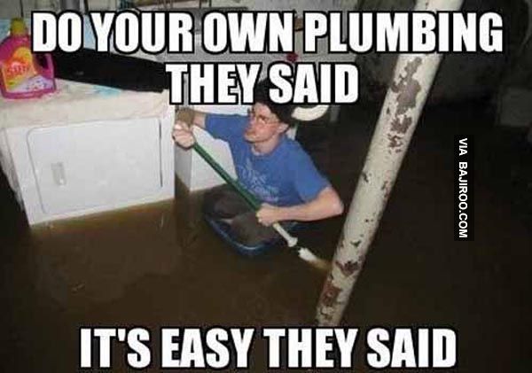 AmstonToolCo's tweet photo. Some #projects, you simply shouldn't tackle on your own. #Plumbing is one of them.
If you're not a licensed, trained plumber yourself, please don't try to do it yourself. For this one, #callanexpert. Your basement deserves better than to become a pool https://t.co/AjdtXLupd3