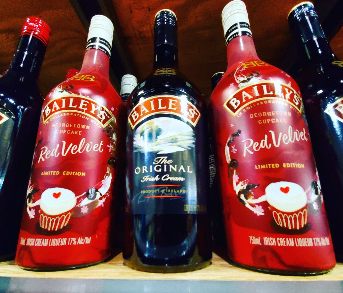 docsmemphis's tweet photo. It's Red Velvet Bailey's.  Do we really need to sell you on this one? If it sounds as delicious to you as it does to us, you'd better hurry in.  This one is limited for the holiday season. 

#redvelvet #baileys #irishcream #seasonal #holidaydrinks #limitededition #drinkup #yummmm https://t.co/iZbVp5aoKw