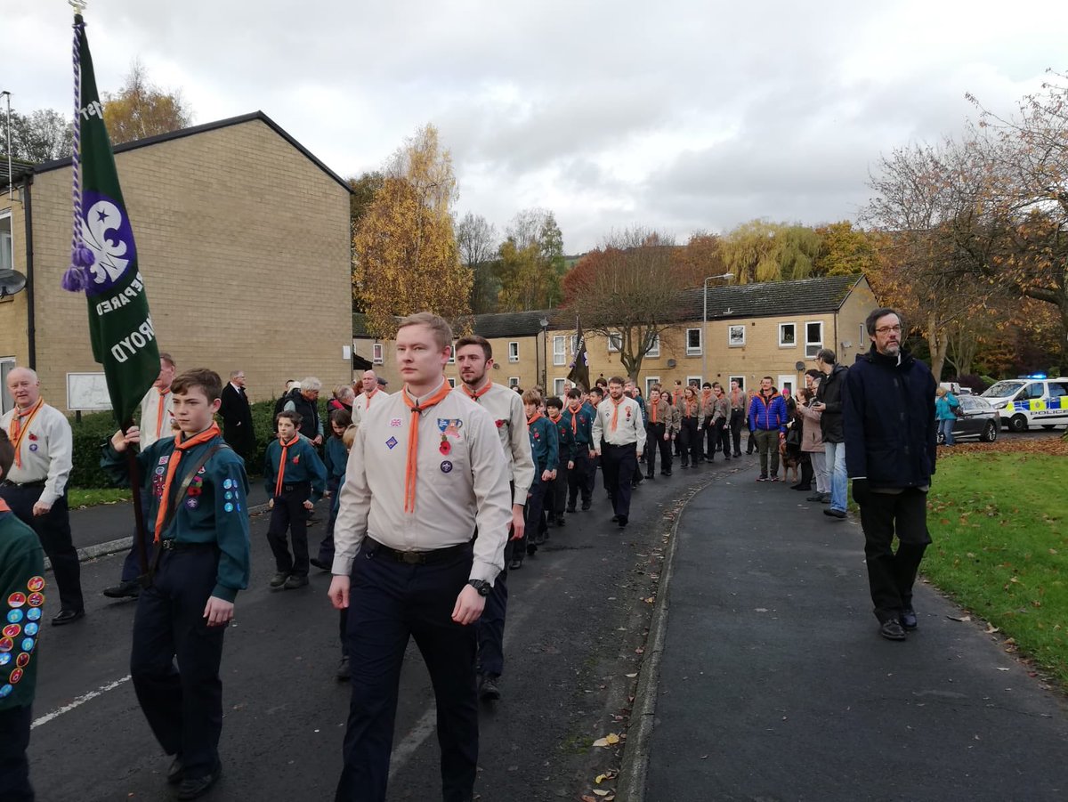 1stMytholmroyd's tweet photo. Remembrance Parade 2019 https://t.co/tDKpJ8zM27