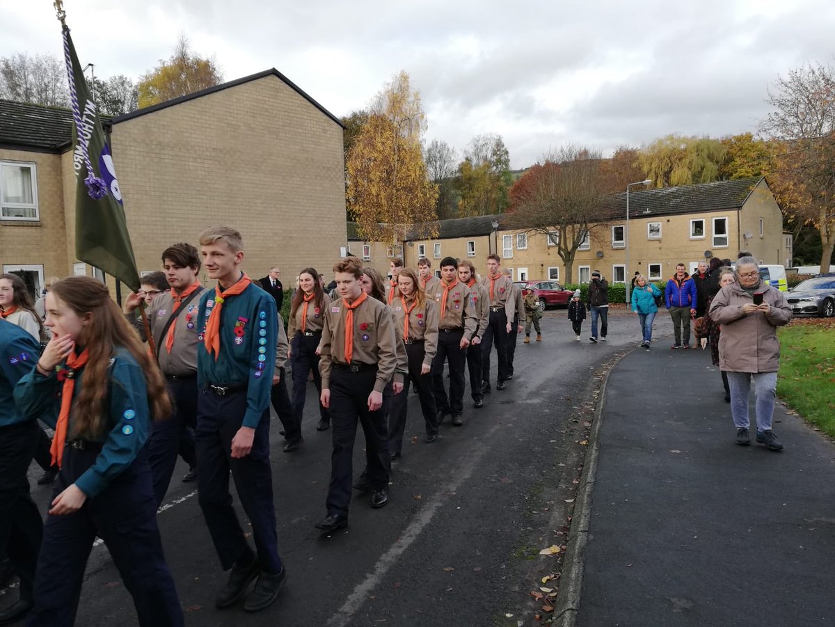 1stMytholmroyd's tweet photo. Remembrance Parade 2019 https://t.co/tDKpJ8zM27