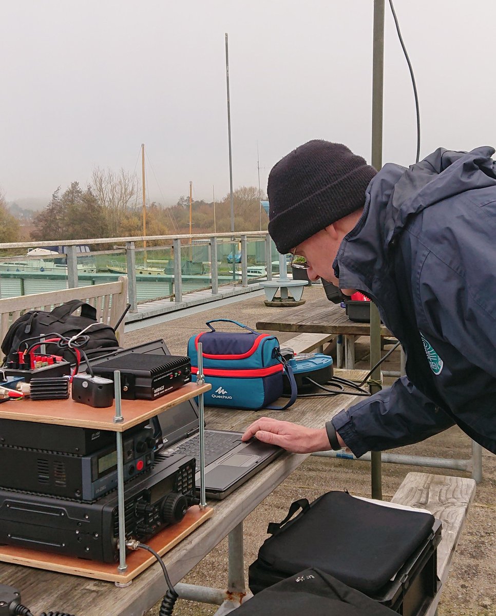 Exercising #ft8call from lakeside location. This portable #hfradio station can pass text messages to other local, regional and internationally located stations without networks or cellular Infrastructure. #emcomm @waterfordham @OH8STN @EI5HBB @martinmurphy @g0dub #resilience