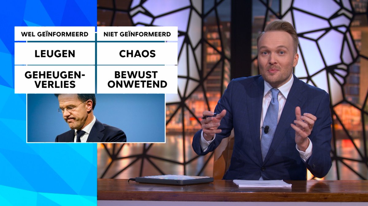 Een Nederlandse F-16 heeft in 2015 in Irak een bommenfabriek van IS gebombardeerd. Daarbij zijn 70 doden gevallen, maar Mark Rutte lijkt er niks over te weten: bit.ly/zml-irak. #ZondagMetLubach