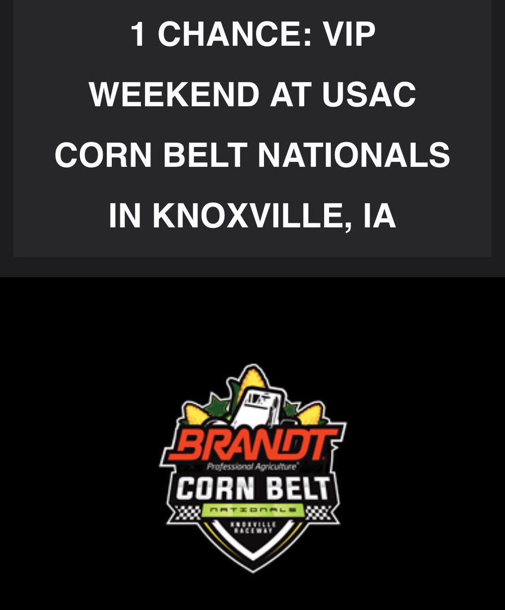 TNTentmt's tweet image. NEW ITEM! 4 suite passes for 2020 @USACNation Corn Belt Nationals WITH 1 camping and 1 VIP parking spot from our friend @knoxvilleraces !   It your raffle tickets now! 1-5-10 ticket options. #StupUpForFriends