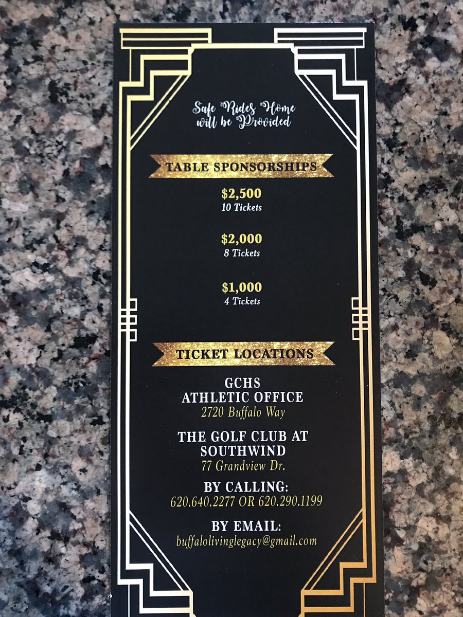 Can you believe it is only 50 days until New Year’s Eve??!!  Come ring in 2020 with us and help make the future of Buffaloes shiny and bright!  Let me know if you would like tickets!  <a href="/nordby_steve/">Steve Nordby</a> <a href="/drewthon/">Drew Thon</a> <a href="/BUFFSAthletics/">Garden City Athletics</a> <a href="/jenmeng80/">Jen</a> <a href="/j83renee1/">Renee Cornett-Wallace</a> <a href="/BuffaloFund/">Buffalo Living Legacy Fund</a>