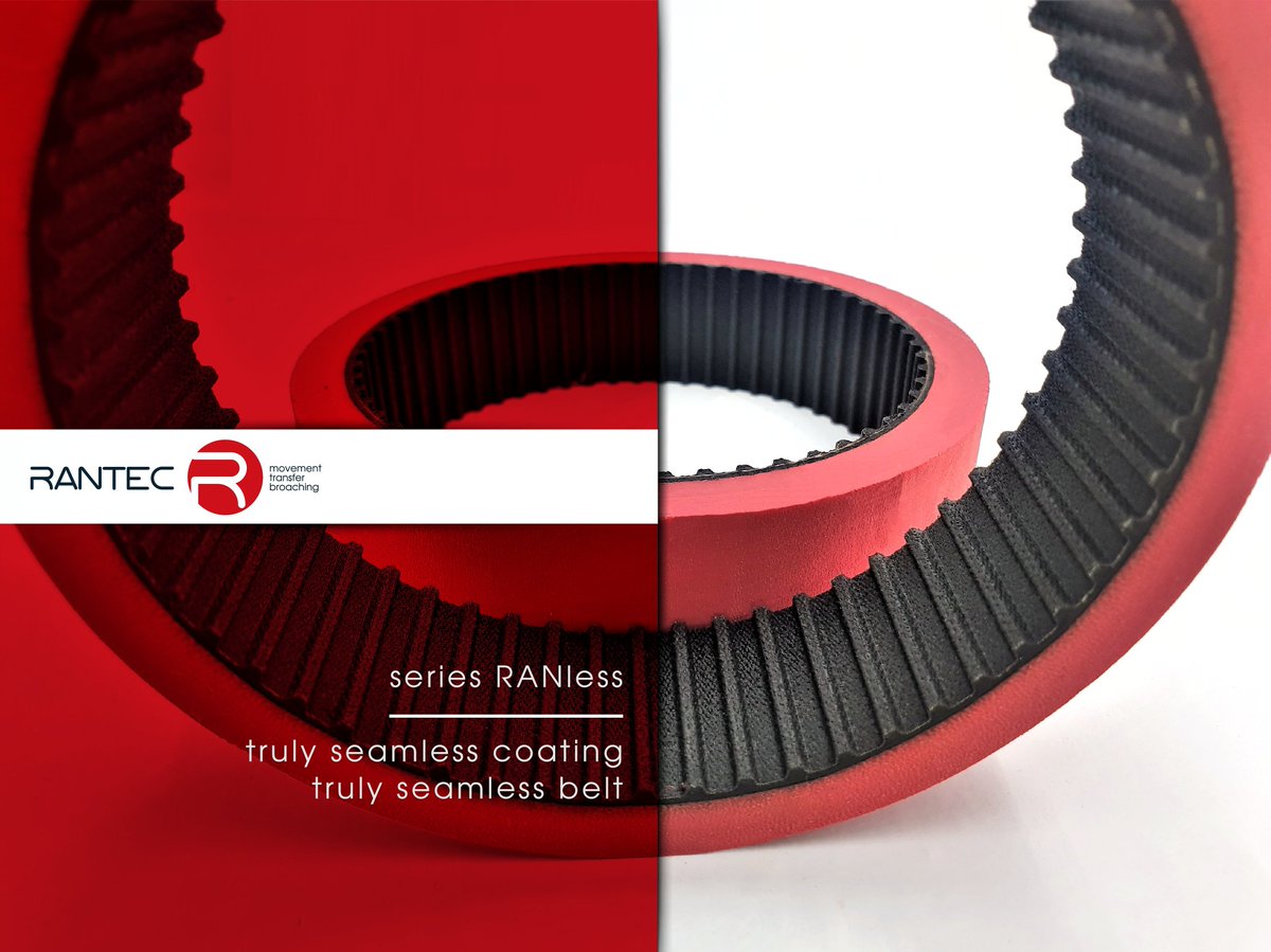 RANTEC8's tweet photo. RANTEC series RANless - belts with seamless coatings.  RANless - high quality product.

#rantec #coating #linatex #habasit #optibelt #megadyne #chiorino #ammeraal #ranless #протяжка #фасовка #vffs #ffs #packing #packingbelt #rovema #vikingmasek #elatech #contitech #marketing https://t.co/jyjO8gKqE9