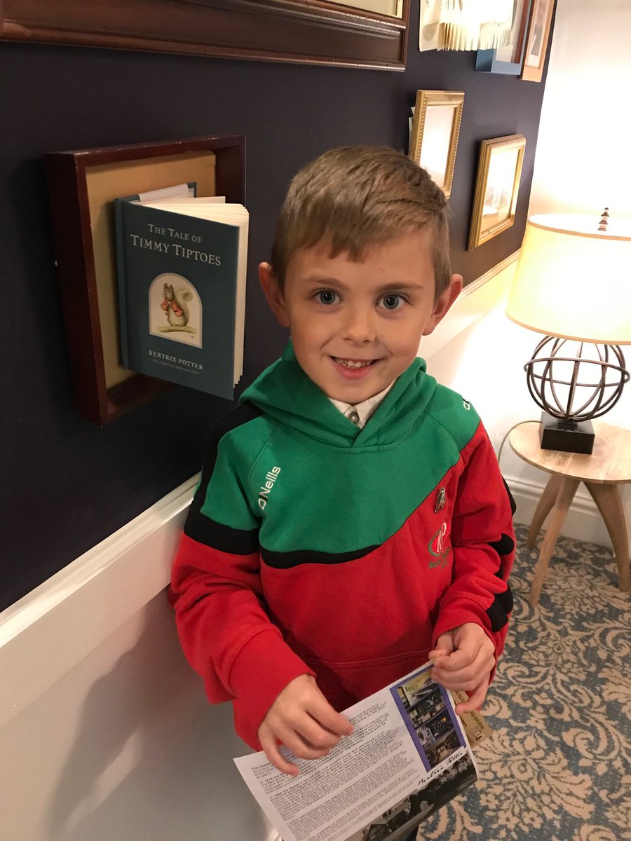 Collettes_23's tweet photo. Bobby has taken a very big interest in the Beatrix Potter subject they are learning about! Today he has been to his nana’s work - a house once owned by Beatrix potter and has learnt lots and can’t wait to share it with Miss Foxen and his class 😀 @newbarns1 https://t.co/JkScBFI331