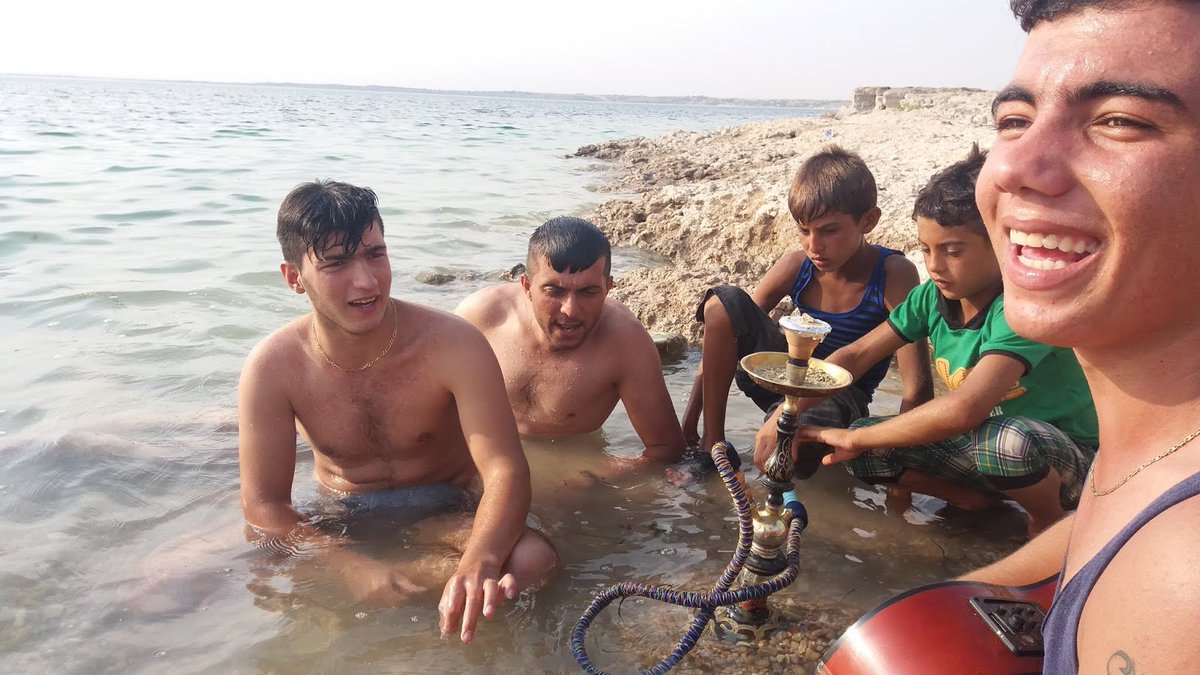 Mike24978629's tweet photo. Singing at #Euphrates #insideSyria https://t.co/l6PoT8ra1h