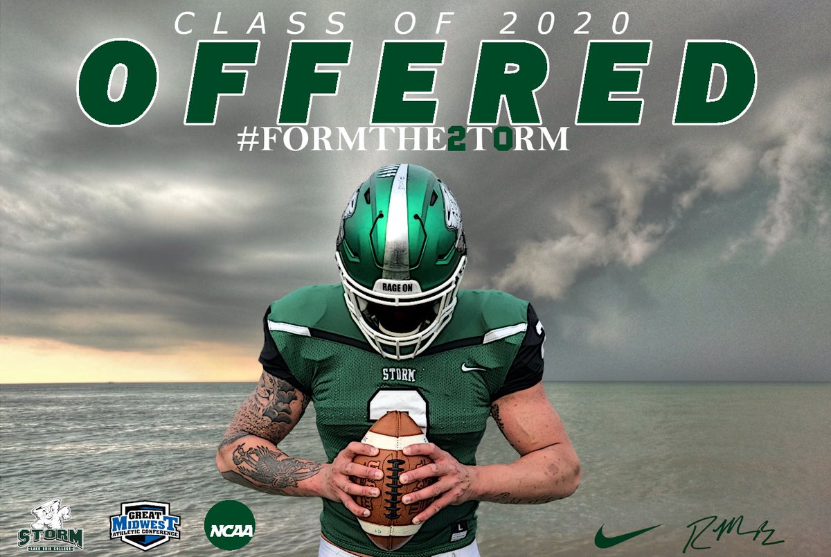 After a great conversation with @CoachScott_LEC I’m blessed to say I have received my first offer to Lake Erie college. Thank you coach Scott and @CoachMurphyLEC for the opportunity.
