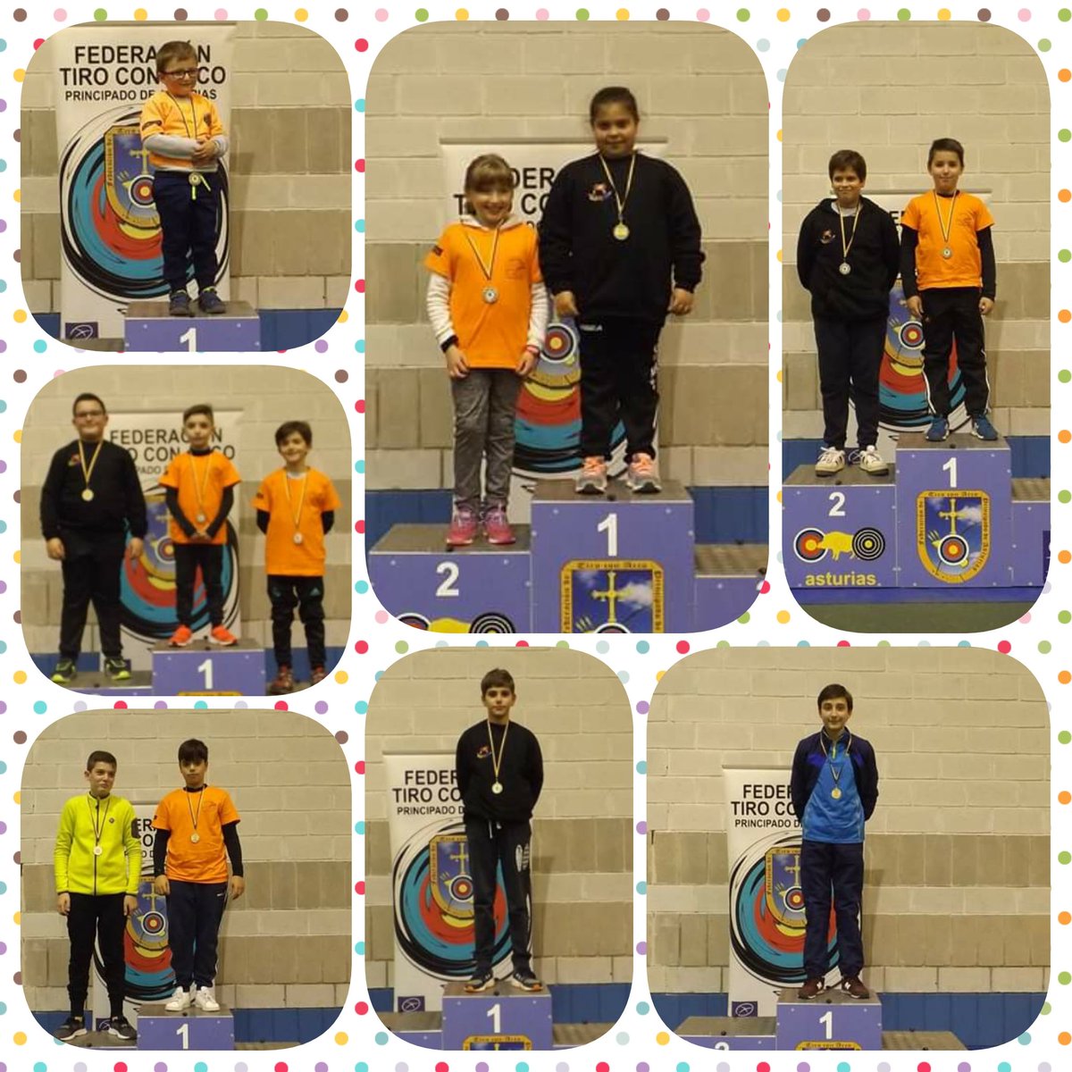 Ftapa1's tweet photo. 74 jóvenes participaron en la 1ª competición de los Juegos Deportivos, 47 de ellos se subieron a uno de los 22 podium que hubo ¡¡Enhorabuena a todos!!
Resultados
https://t.co/vSBGPPAyTa
Fotos
https://t.co/6TjdeV9PXE

#TiroConArco #Deportes
@RFETA @dxtasturiano @TododeporteAstu https://t.co/edAG0Fy8h5
