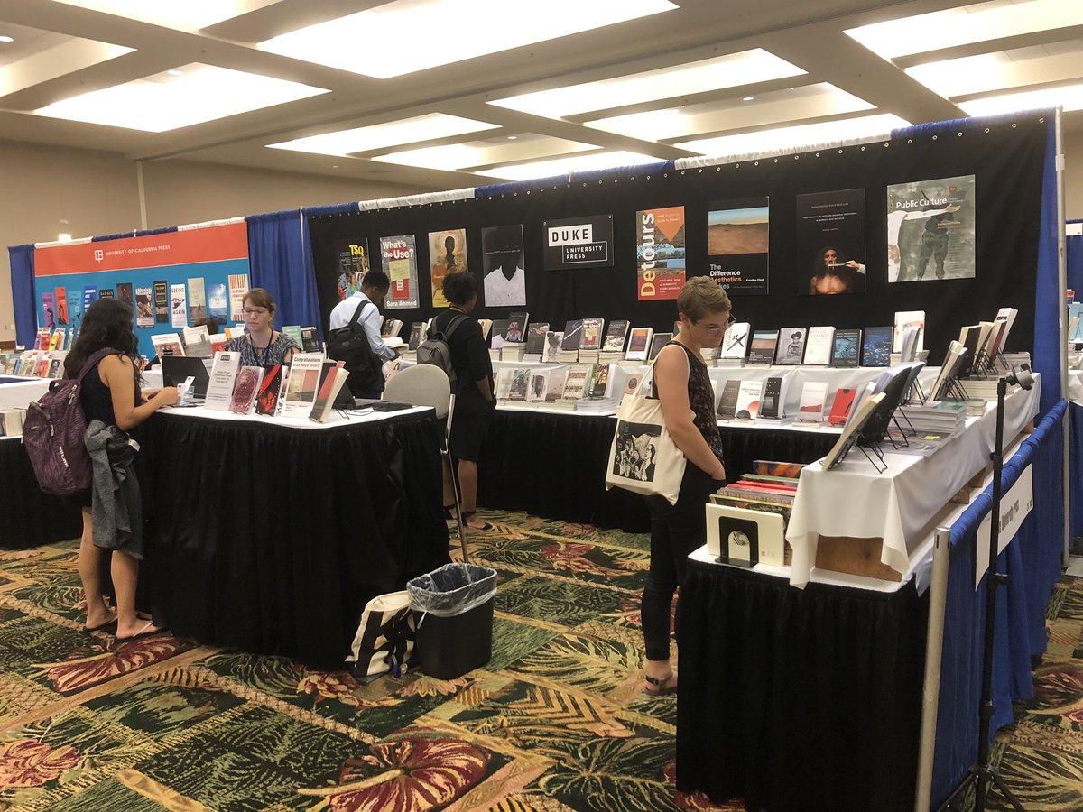DukePress's tweet image. We are closing in 30 minutes! Come pick up books before it’s too late. They’re all $5! #2019ASA