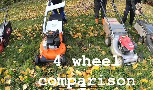 gregsmowing's tweet photo. First of the tests now out on YouTube! 4 wheel test. Stihl. Honda. Lawnflite. Toro. #progardenersuk #Stihl #honda #lawnflite #Toro #mower #comparison #mowertest #poweredbykawasaki #orange #toroproline https://t.co/HpoPHdCtqj https://t.co/K0x6i1Xf9z
