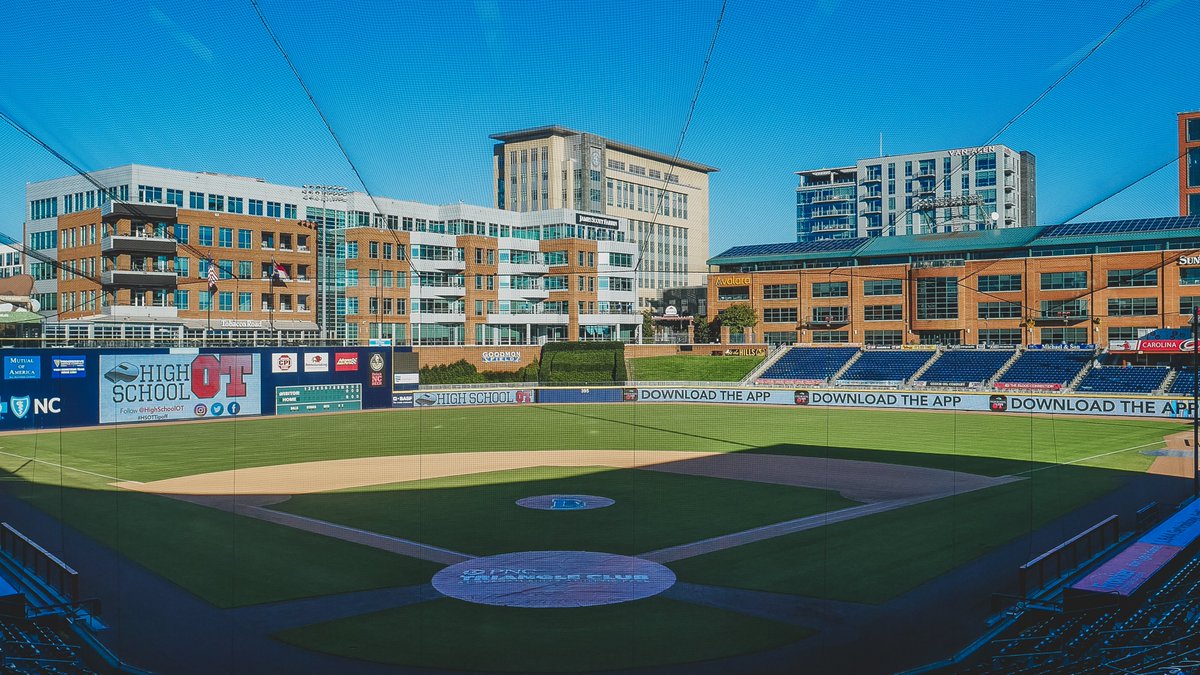 HighSchoolOT's tweet photo. We are at Durham Bulls Athletic Park for the #HSOTTipoff. Tons of coaches and student-athletes from the region are in attendance today.

#HSOT https://t.co/xpqpsOeKKS
