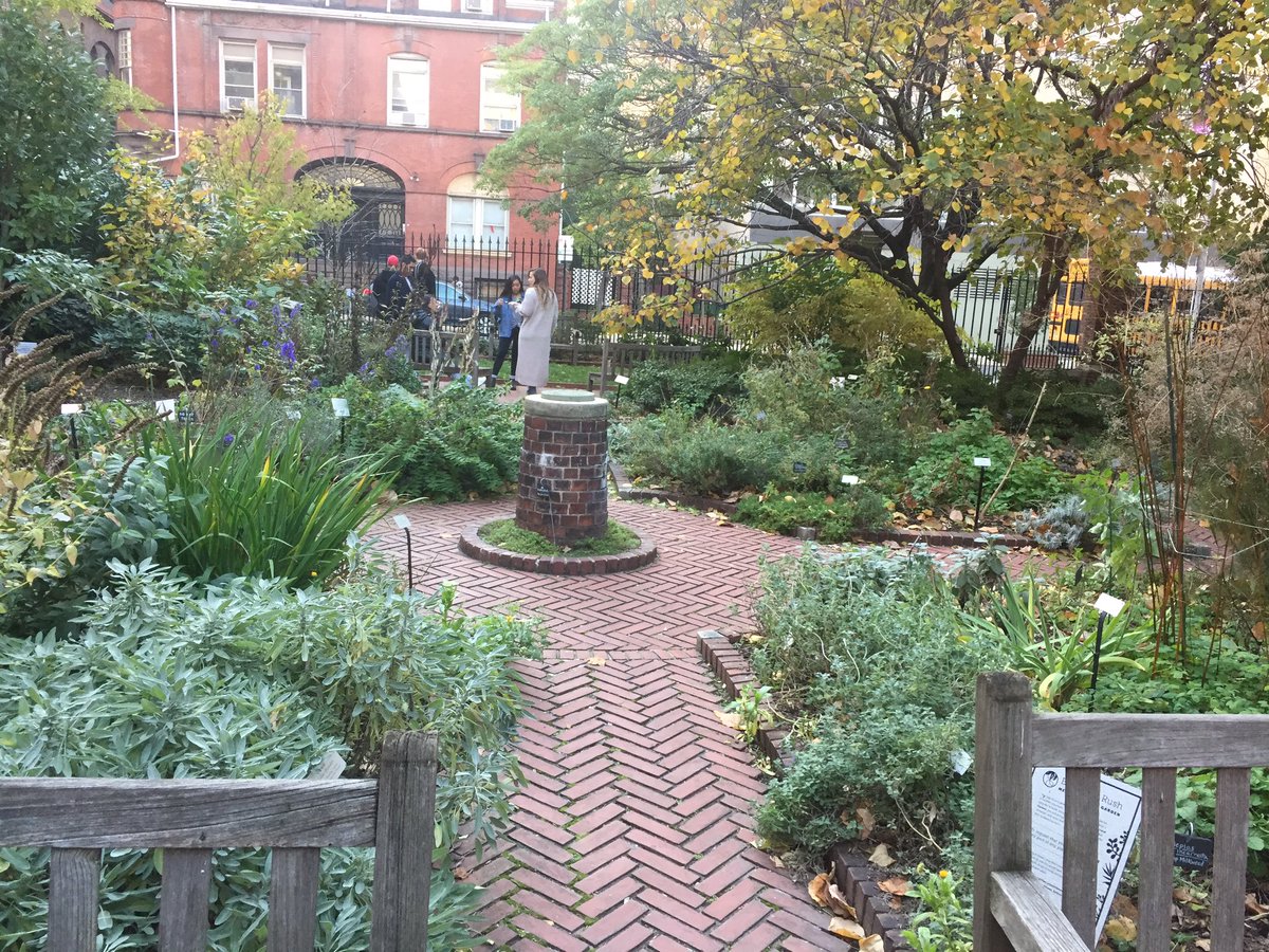 Minan21's tweet photo. Visiting this increíble museum @MutterMuseum in the heart of Philly #MutterPlants @VictoriaEAlizo @aaa21usa  Benjamin Rush Medicinal Plant Garden https://t.co/OtBYAJF962
