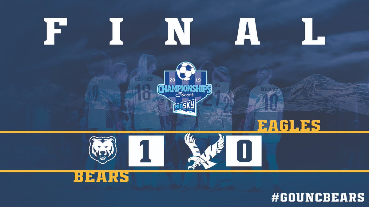 UNC_BearsSoccer's tweet photo. Bears win!! The new Big Sky Soccer 2019-20 Champions! #GoUNCBears #BigSkySoccer https://t.co/rAqwehikTo