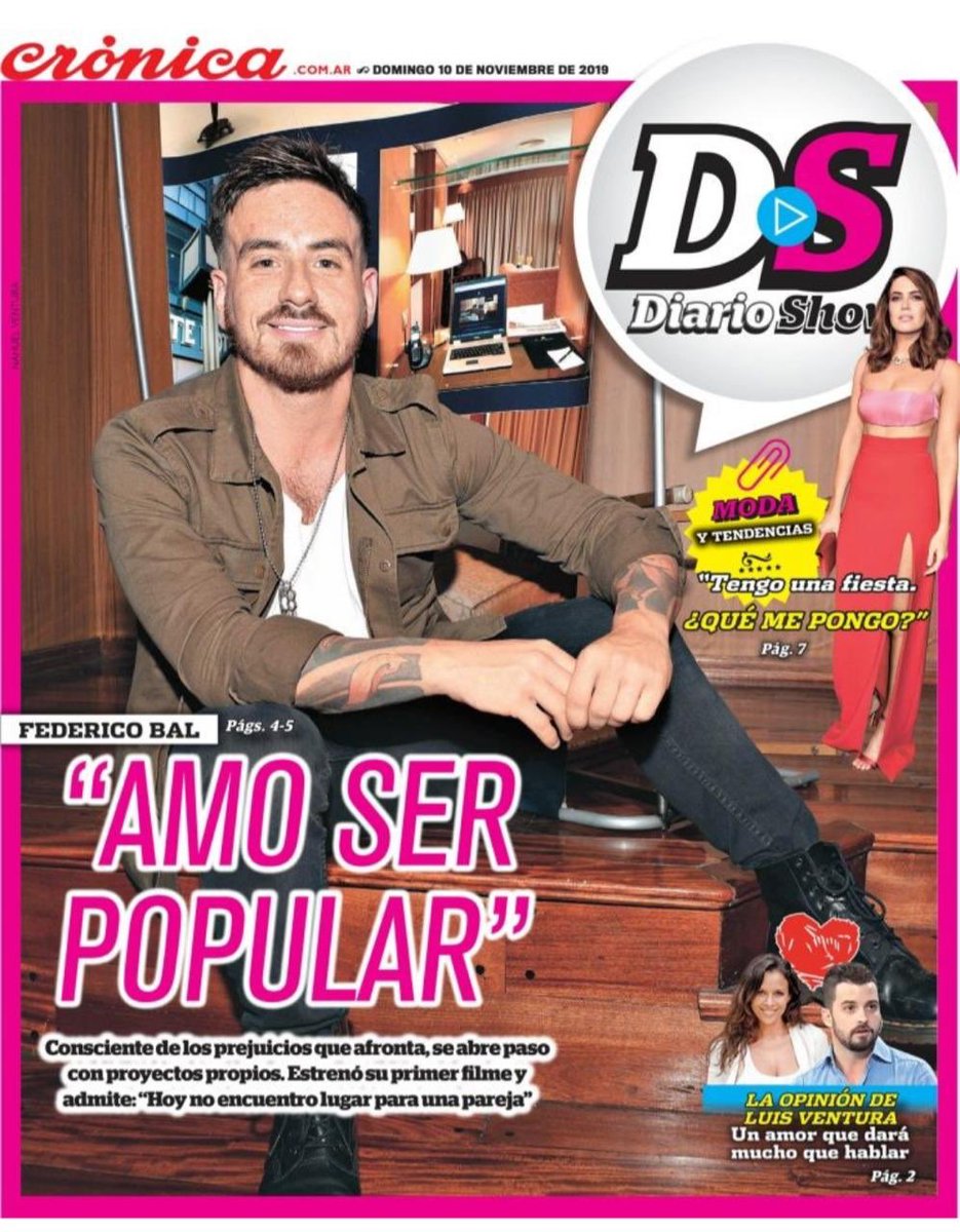 Gracias <a href="/diarioshow/">DiarioShow</a> por la nota a <a href="/balfederico/">Federico Bal</a>. No te quedes sin ver #CrimenesImposibles 

diarioshow.com/edicionimpresa…