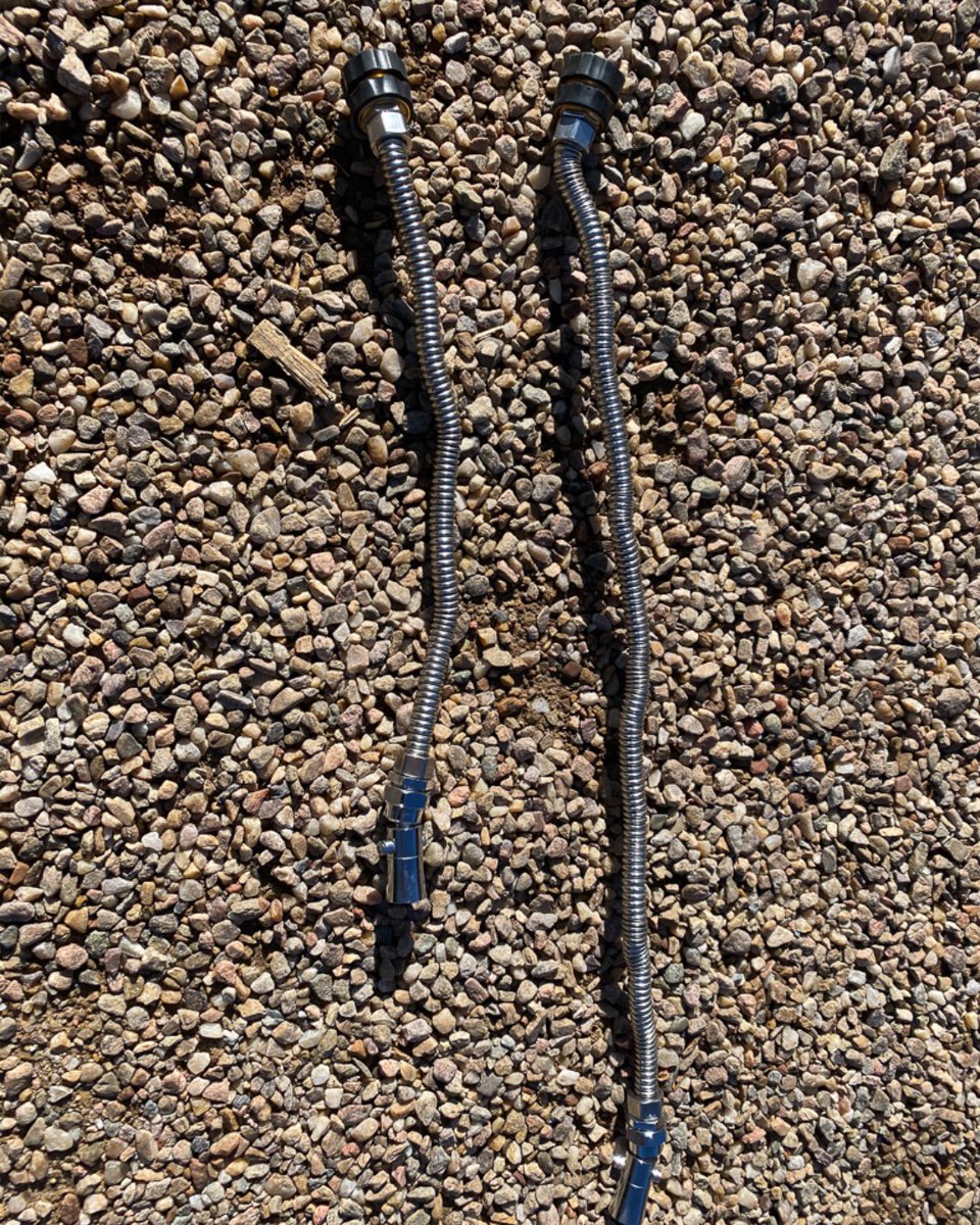Roadshower's tweet photo. We now carry two sizes of Flex Neck Shower Heads - the original and a 30 inch.  Both are low flow with high pressure, so it will make the most of the water in your #RoadShower tank.

Check out our accessories page for more information.  

 #roadshower4 #flexneckshowerhead https://t.co/EhXPbONIeo
