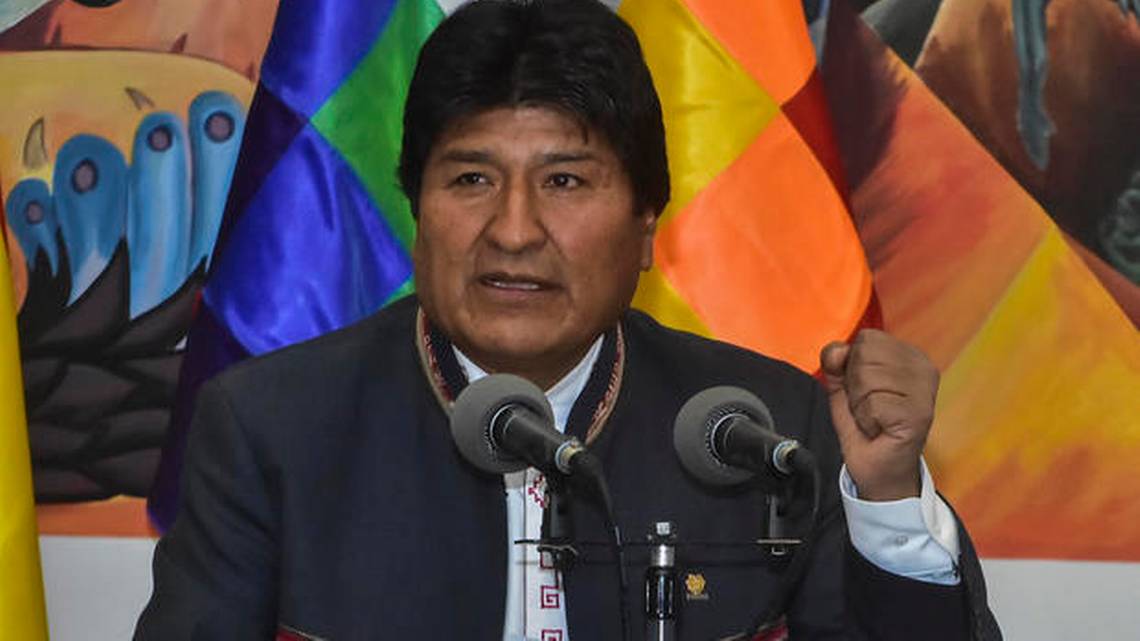 oppenheimera's tweet photo. Bolivia: ¿Que dirán AMLO y Alberto Fernandez después de felicitar a Evo Morales por su supuesto "triunfo" electoral a pesar de que la mision de 92 observadores electorales de la OEA habia denunciado un fraude? Lean: https://t.co/n0OMcqG411 @elnuevoherald https://t.co/XR3WbxchIX