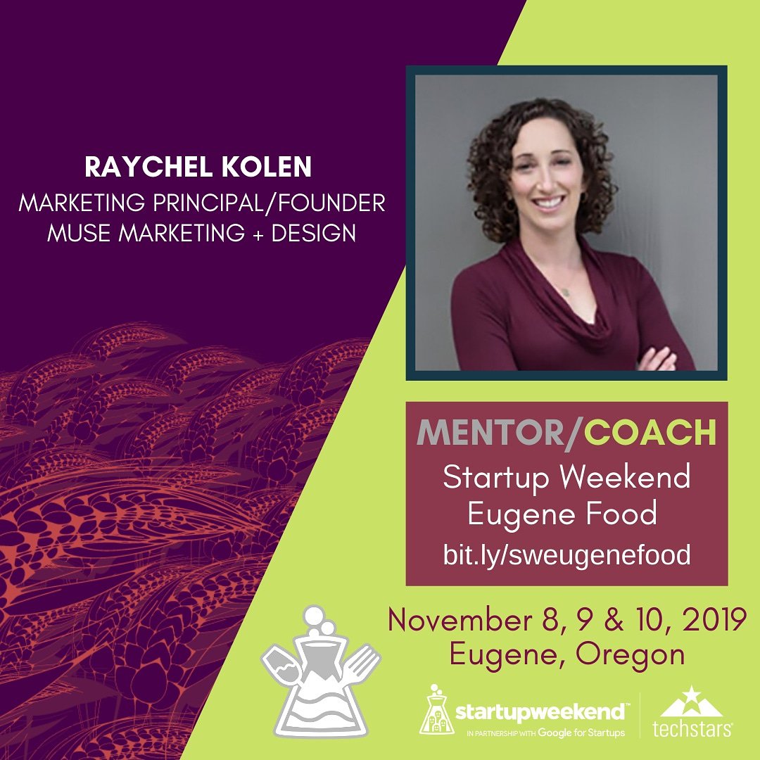 Raychel Kolen, experienced marketing director, is both a mentor and a coach to our lucky participants. Thank you Raychel for giving your time this weekend!